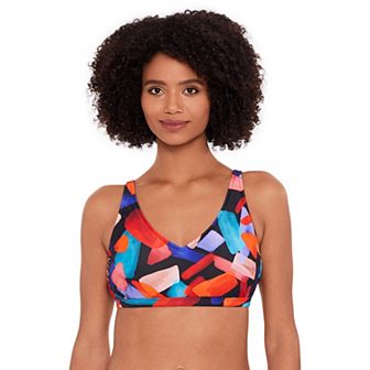Women's Eco Beach V-Neck Hook Back Bikini Top