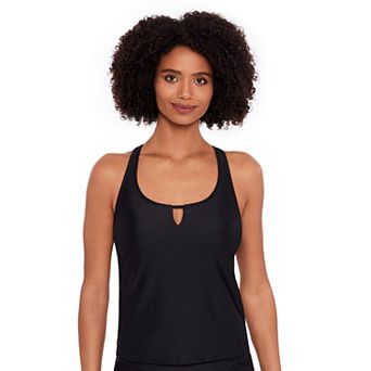 Women's Eco Beach Notched Neckline Tankini Swim Top