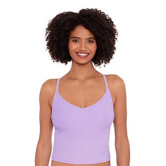 Women's Eco Beach Cropped Scoopneck Strappy Tankini Swim Top