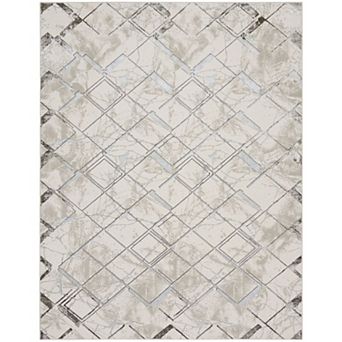 Nourison Glam Modern Geometric Indoor Rug