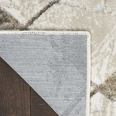 Nourison Glam Modern Geometric Indoor Rug