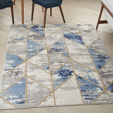 Nourison Elation Marble Geometric Indoor Rug