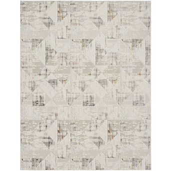 Nourison Glam Contemporary Geometric Indoor Rug