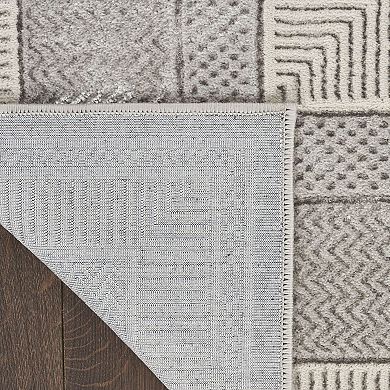 Nourison Glam Modern Bordered Indoor Rug