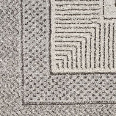Nourison Glam Modern Bordered Indoor Rug