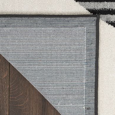 Nourison Modern Passion Circle Mid-Century Modern Indoor Rug