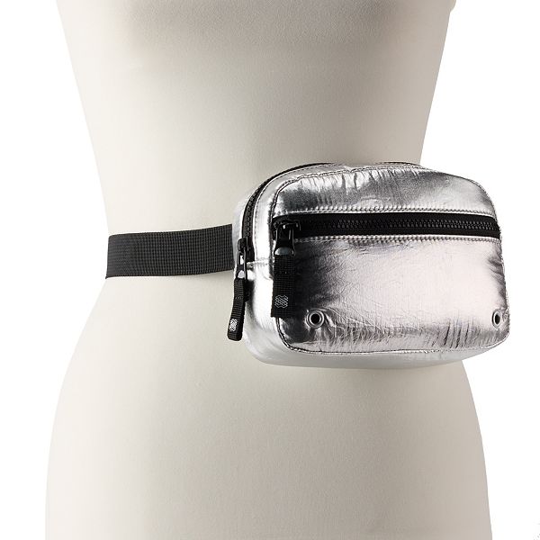 FLX Dome Puff Metallic Belt Bag