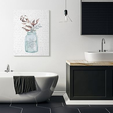 Stupell Home Decor Handmade Soap Jar Canvas Wall Art