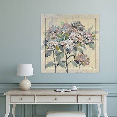 Romantic Hydrangeas Canvas Wall Art