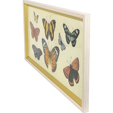 Lacquered Butterflies Framed Wall Art