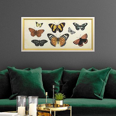 Lacquered Butterflies Framed Wall Art