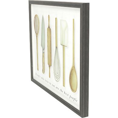Kitchen Utensils Framed Wall Art
