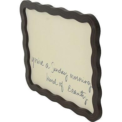 Black Finish Wave Frame Sunday Morning Kind of Beautiful Wall Decor