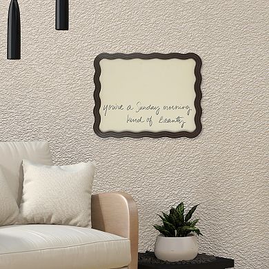 Black Finish Wave Frame Sunday Morning Kind of Beautiful Wall Decor