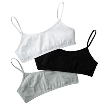 Girls Maidenform® 3 pk Crop Bras