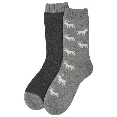 Women's GaaHuu 2-Pack Wool Blend Thermal Socks