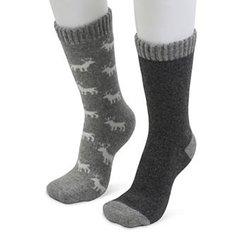 Women's GaaHuu 2-Pack Wool Blend Thermal Socks