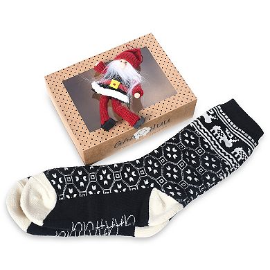 Women's GaaHuu Thermal Sock & Ornament Gift Set