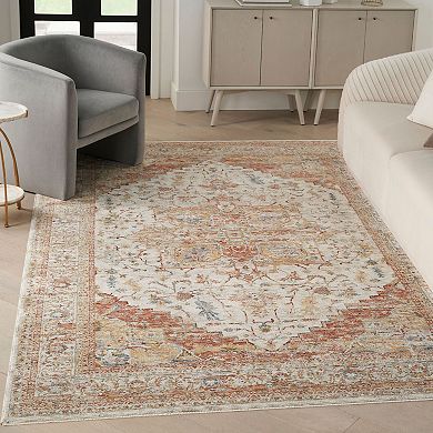 Nourison Petra Vintage Medallion Indoor Rug