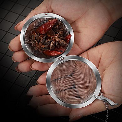 Stainless Steel Seasoning Ball; Household Tea Ball