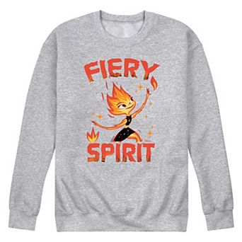 Disney's Elemental Men's Fiery Spirit Fleece Sweatshirt