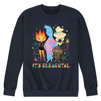 Disney's Elemental Men's It's Elemental Fleece Sweatshirt