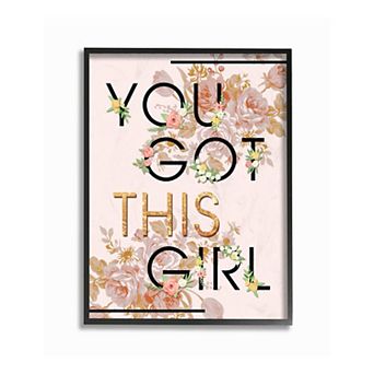 Stupell Home Decor You Got This Girl Framed Wall Art