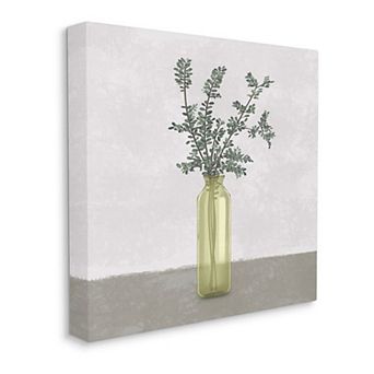 Stupell Home Decor Plant Vase Canvas Wall Art