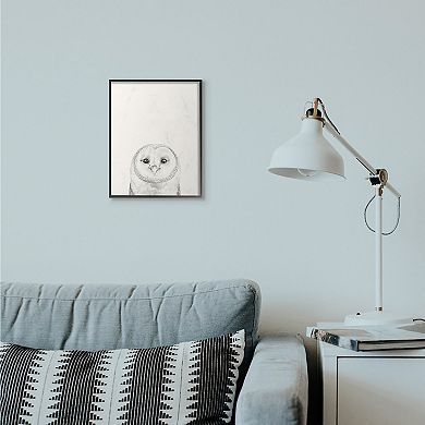Stupell Home Decor Owl Portrait Framed Wall Art