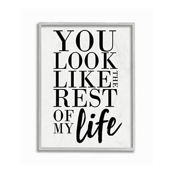 Stupell Home Decor Look Like Romantic Family Framed Wall Art - Size 16x20