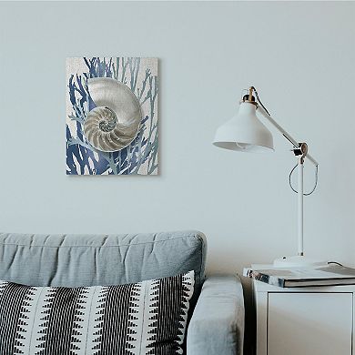 Stupell Home Decor Shell Coral Canvas Wall Art