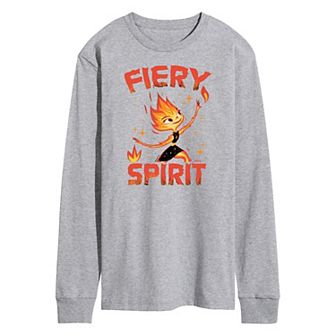 Disney's Elemental Men's Fiery Spirit Long Sleeve