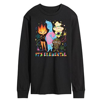 Disney's Elemental Men's It's Elemental Long Sleeve