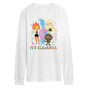 Disney's Elemental Men's It's Elemental Long Sleeve