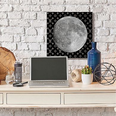 Stupell Home Decor Full Moon Fashion Canvas Wall Art