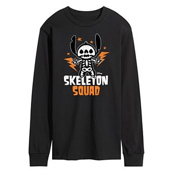 Disney's Lilo & Stitch Men's Skeleton Squad Long Sleeve Tee