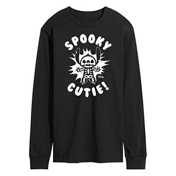 Disney's Lilo & Stitch Men's Spooky Cutie Long Sleeve Tee