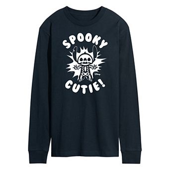 Disney's Lilo & Stitch Men's Spooky Cutie Long Sleeve Tee