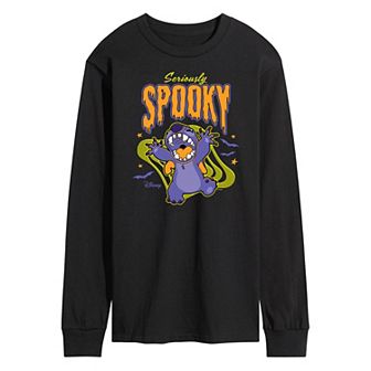 Disney's Lilo & Stitch Men's Seriously Spooky Long Sleeve Tee