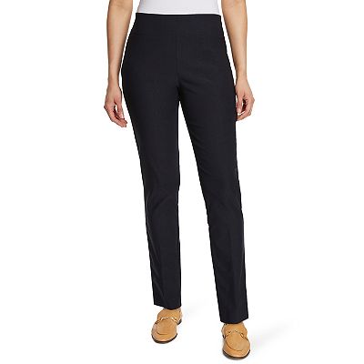 high waisted pull on dress pants Liverpool Los Angeles Women's Petite Pull-On Wide-Leg Pants main image 1
