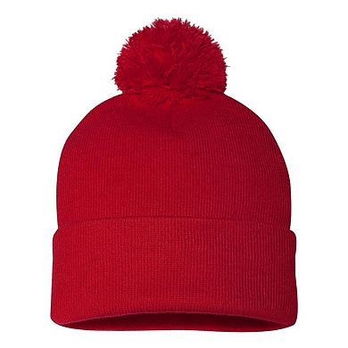 Sportsman Pom-pom 12 Knit Beanie