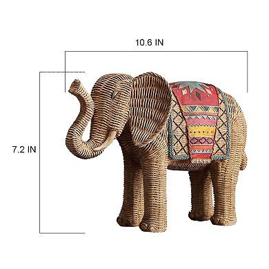 Resin Elephant Decor Statue