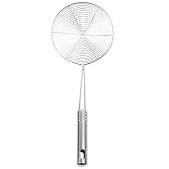 Stainless Steel Mesh Strainer Ladle Spider Skimmer Spoon Fry Utensil, 6" Dia