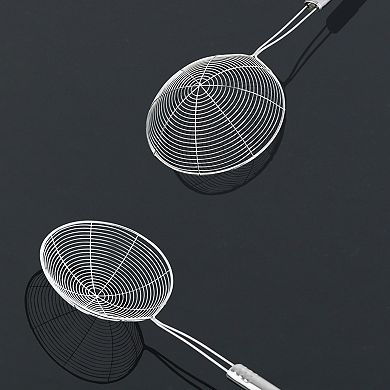 Stainless Steel Mesh Strainer Ladle Spider Skimmer Spoon Fry Utensil, 6 ...