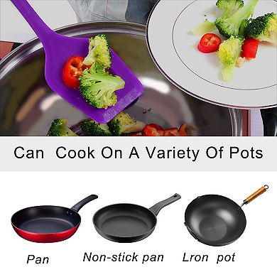 Silicone Slotted Turner Heat Resistant Non Stick for Cooking Baking
