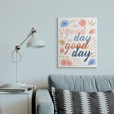 Stupell Home Decor Good Day Spring Canvas Wall Art