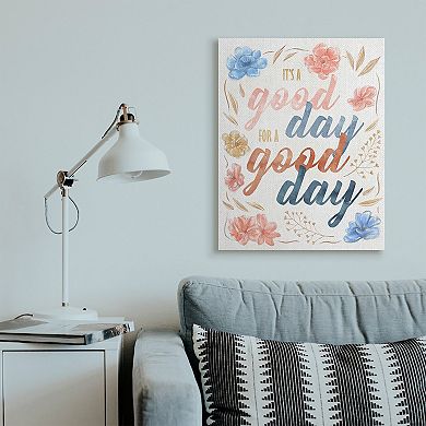 Stupell Home Decor Good Day Spring Canvas Wall Art