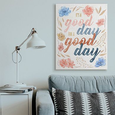 Stupell Home Decor Good Day Spring Canvas Wall Art