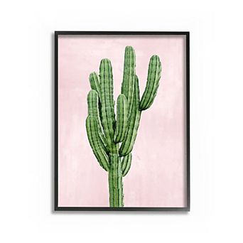 Stupell Home Decor Desert Cactus Succulent Framed Wall Art