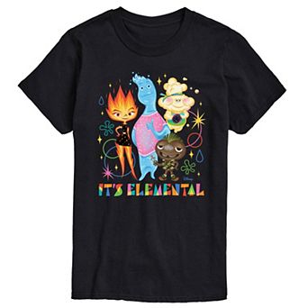 Disney's Elemental Big & Tall Its Elemental Graphic Tee